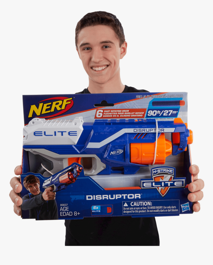 Nerf N-strike Elite Disruptor Soft Darts Gun Toy, 6, HD Png Download, Free Download