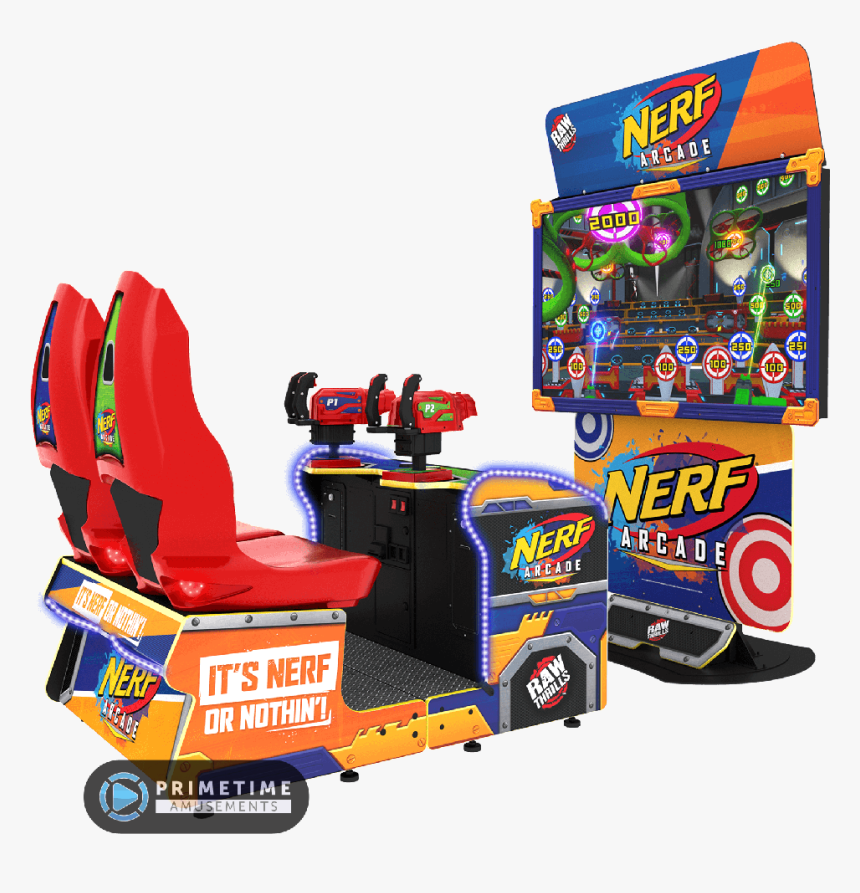 Nerf Arcade Game By Raw Thrills, HD Png Download, Free Download
