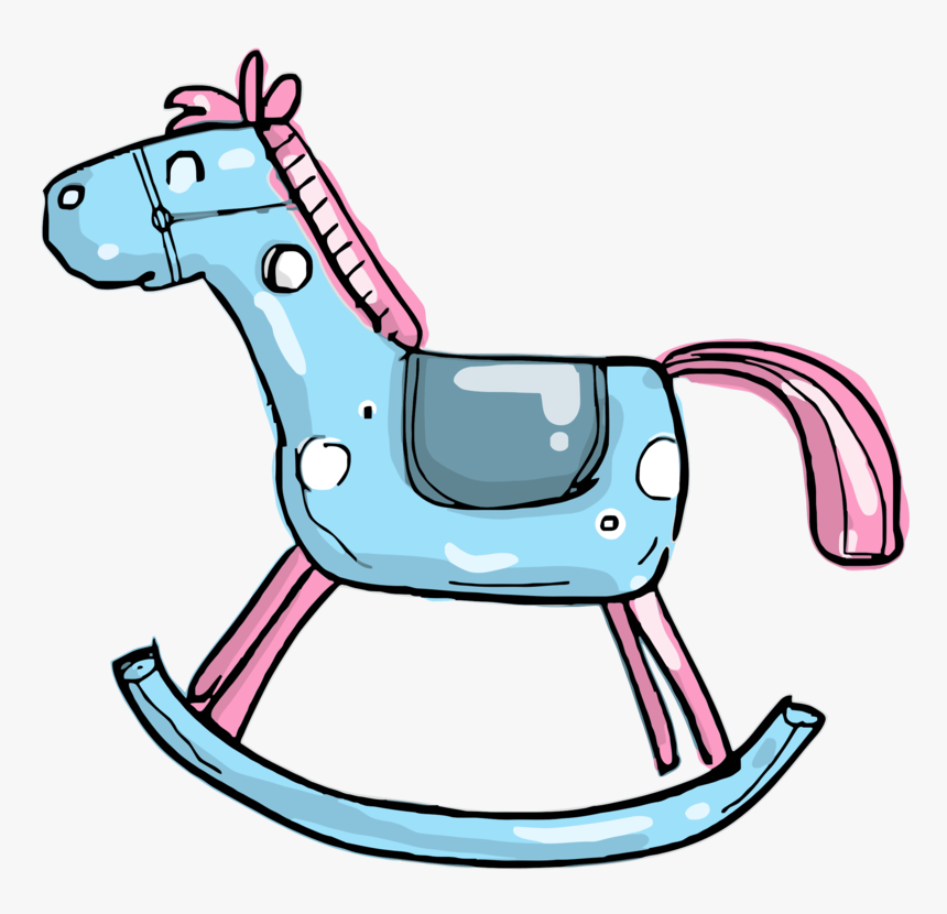 Riding Toy,line,horse, HD Png Download, Free Download
