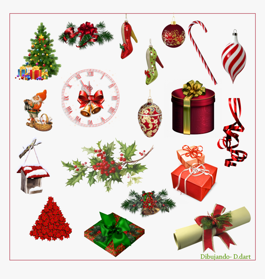 Didedart Elementos Decorativos De Navidad Png For Adornos, Transparent Png, Free Download