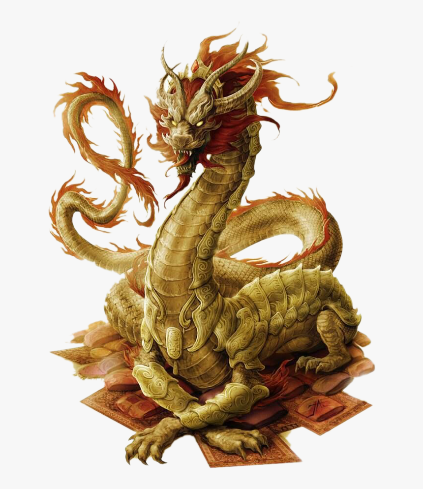 Mq Gold Golden Dragon Mythology Hd Png Download Kindpng