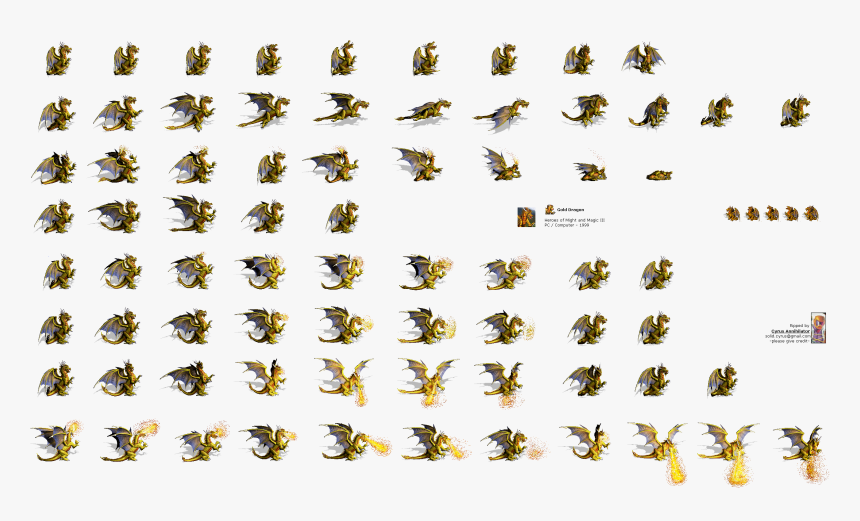 Gold Dragon Png, Transparent Png, Free Download