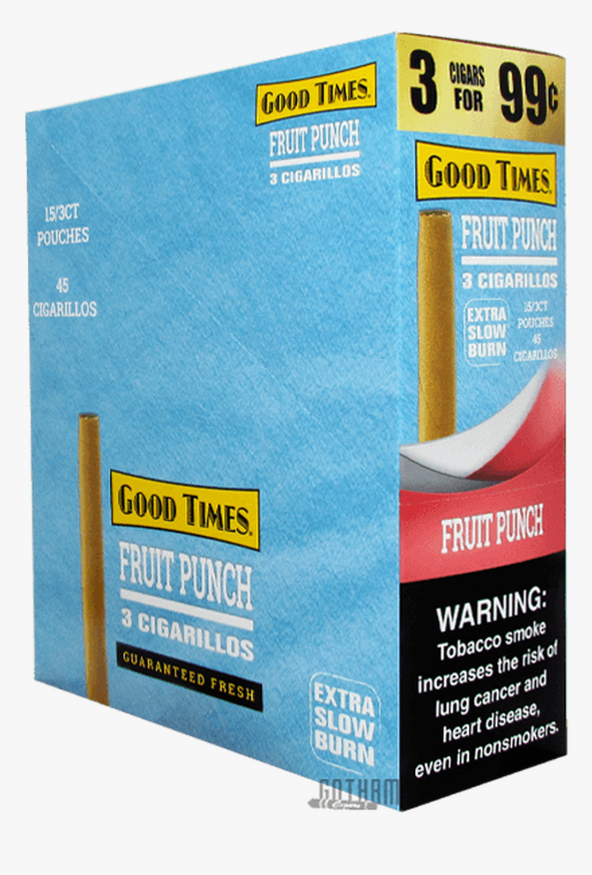 Good Times Cigarillos Fruit Punch Box, HD Png Download, Free Download