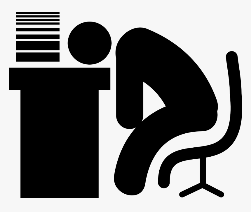 Sleepy Worker At Work, HD Png Download, Free Download