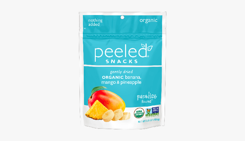Peeled Paradise Found Organic Fruit Punch Snacks,, HD Png Download, Free Download