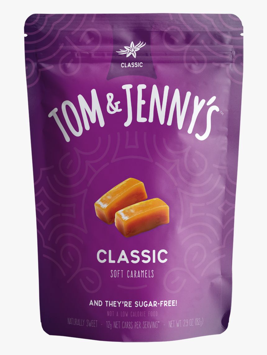 Tom And Jennys Caramels Keto Friendly, HD Png Download, Free Download