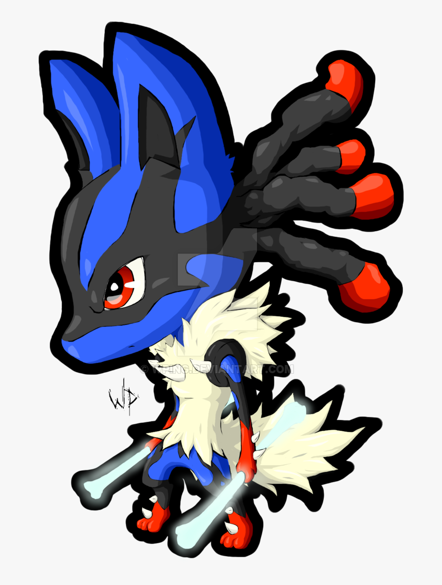 Mini Lucario Mega By Wping-d8vznrd, HD Png Download, Free Download