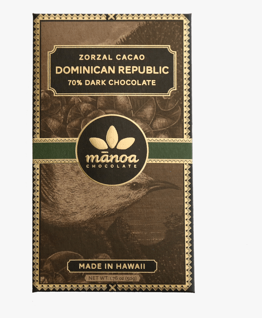 70% Zorzal Cacao, Dominican Republic Bar, HD Png Download, Free Download