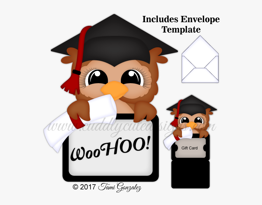Owl Grad Gift Card, HD Png Download, Free Download
