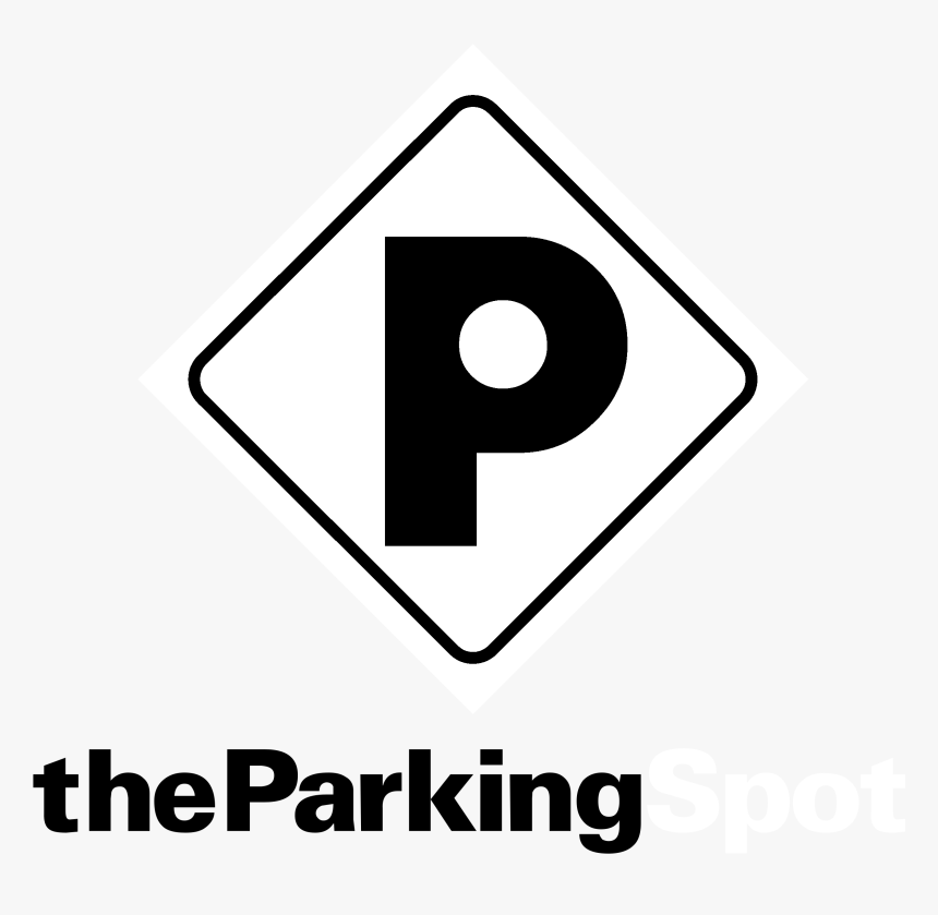 The Parking Spot Logo Black And White, HD Png Download, Free Download
