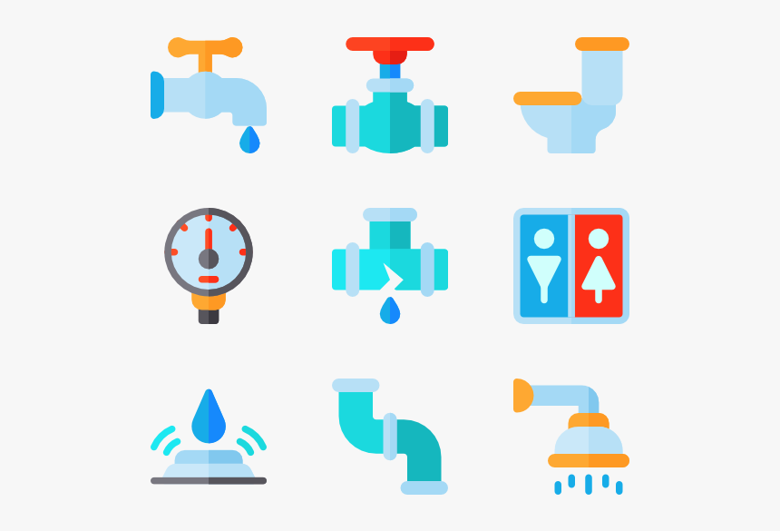 Plumber Icons Free Vector, HD Png Download, Free Download