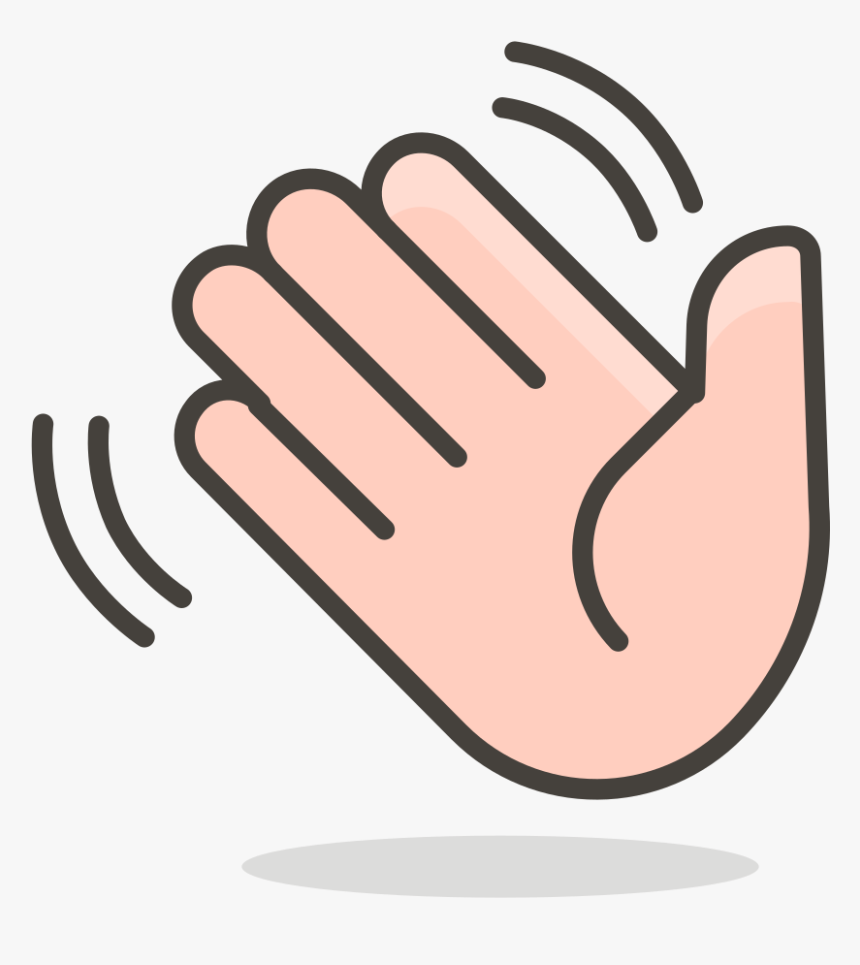 384 Waving Hand, HD Png Download, Free Download