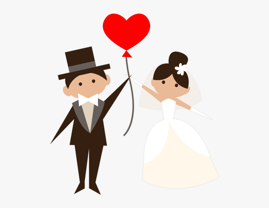Animated Brides Grooms Wedding Party Stickers Messages, HD Png Download, Free Download