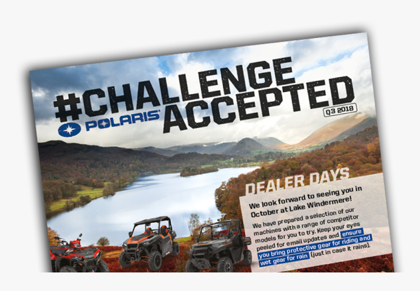 Polaris Challenge Accepted Newletter Mock, HD Png Download, Free Download