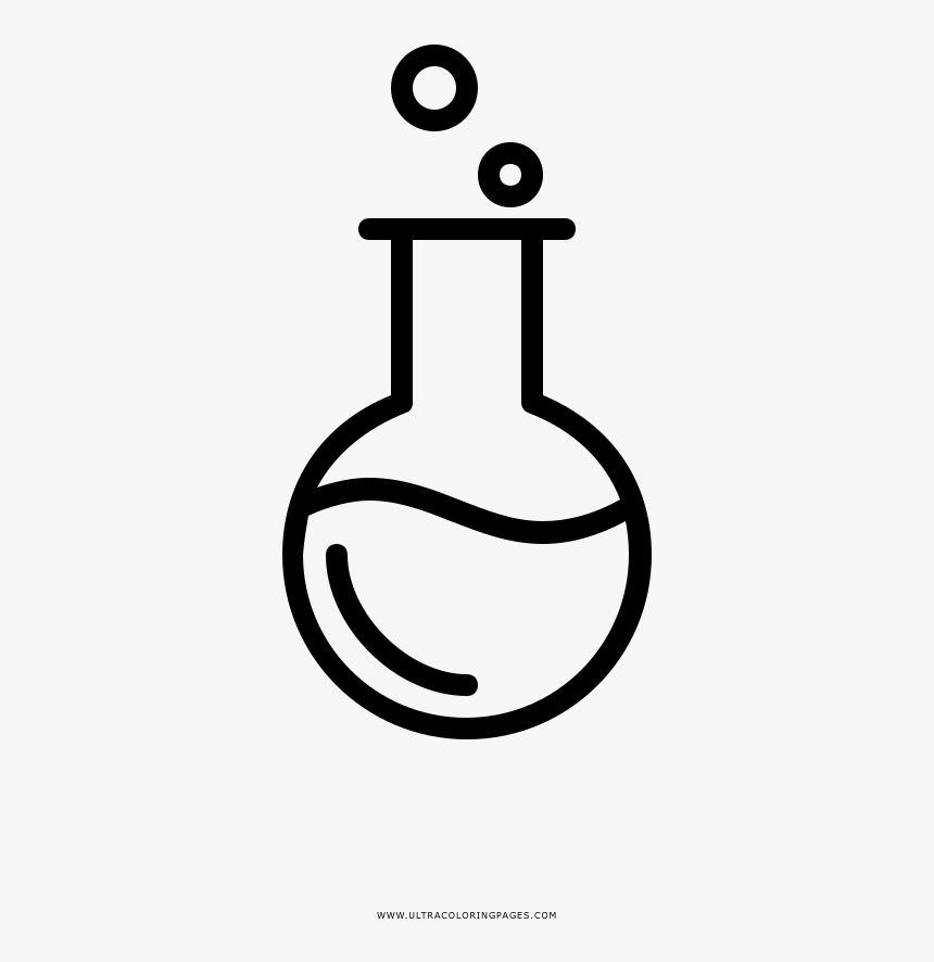 Test Tube Coloring Page, HD Png Download, Free Download