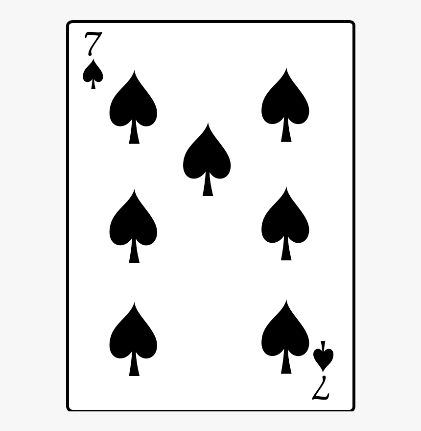 7 Of Spades, HD Png Download, Free Download