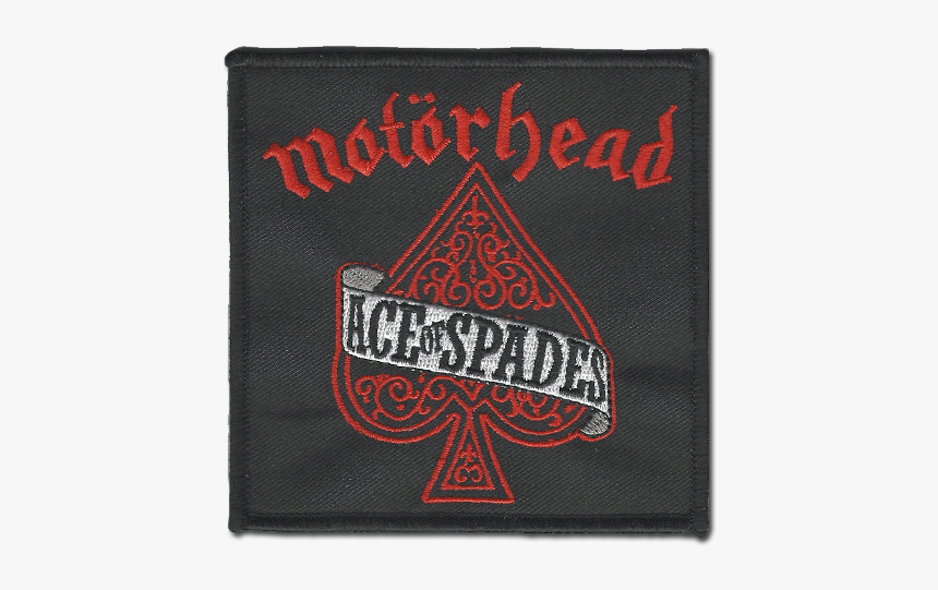 Ace Of Spades Embroidered Patch, HD Png Download, Free Download