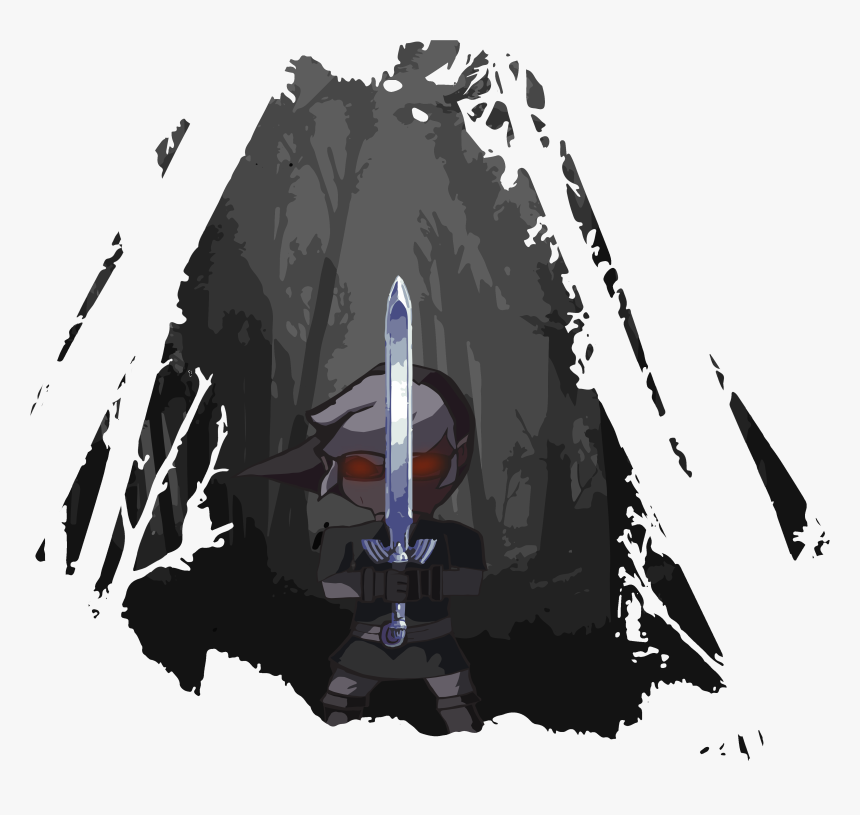 Dark Link In The Wind Waker Style, HD Png Download, Free Download