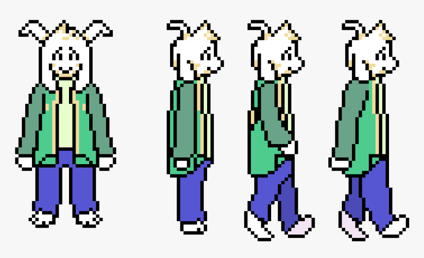 Deltarune Asriel Dreemurr Sprite , Png Download, Transparent Png, Free Download