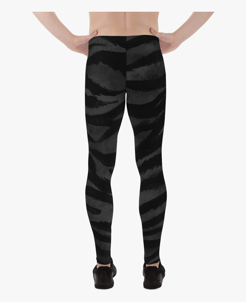 Boss Black Tiger Stripe Men"s Yoga Pants Running Leggings, HD Png Download, Free Download