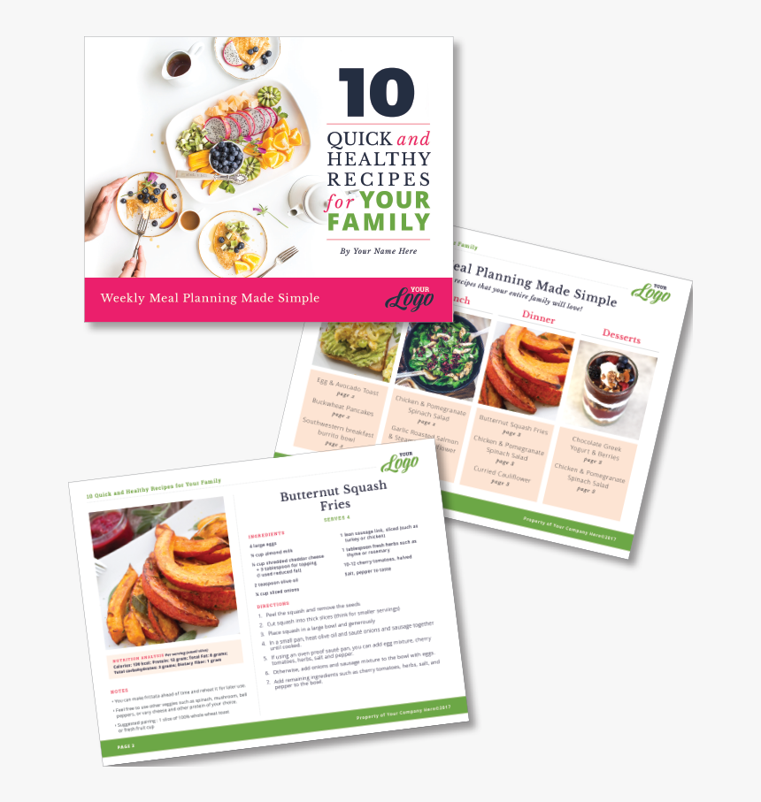 Recipe Card Png, Transparent Png, Free Download