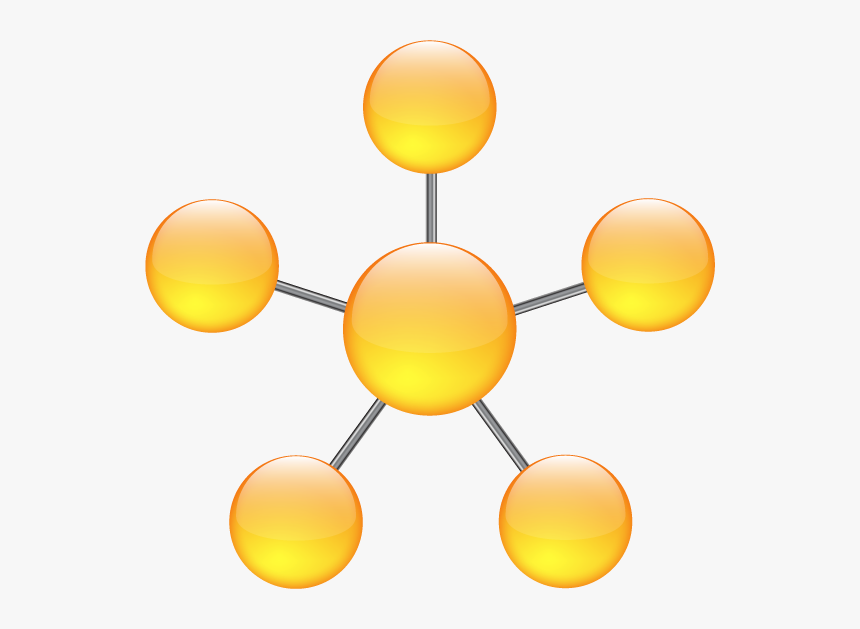 Graphic Image Of A Yellow Hub, Indicating Integration, HD Png Download, Free Download