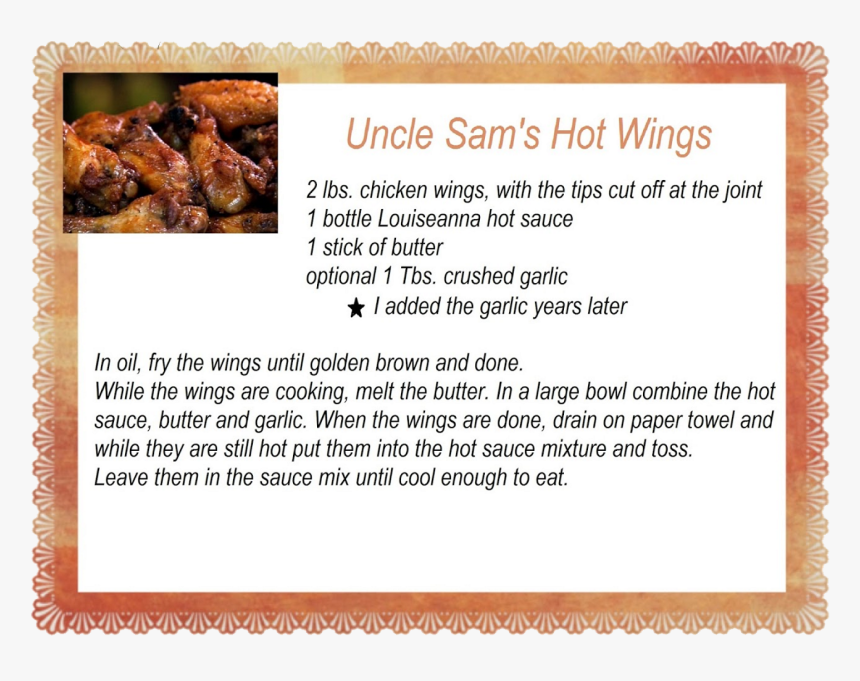 Recipe Card Png, Transparent Png, Free Download