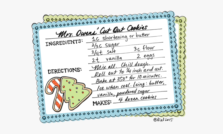 Recipe Card Png, Transparent Png, Free Download