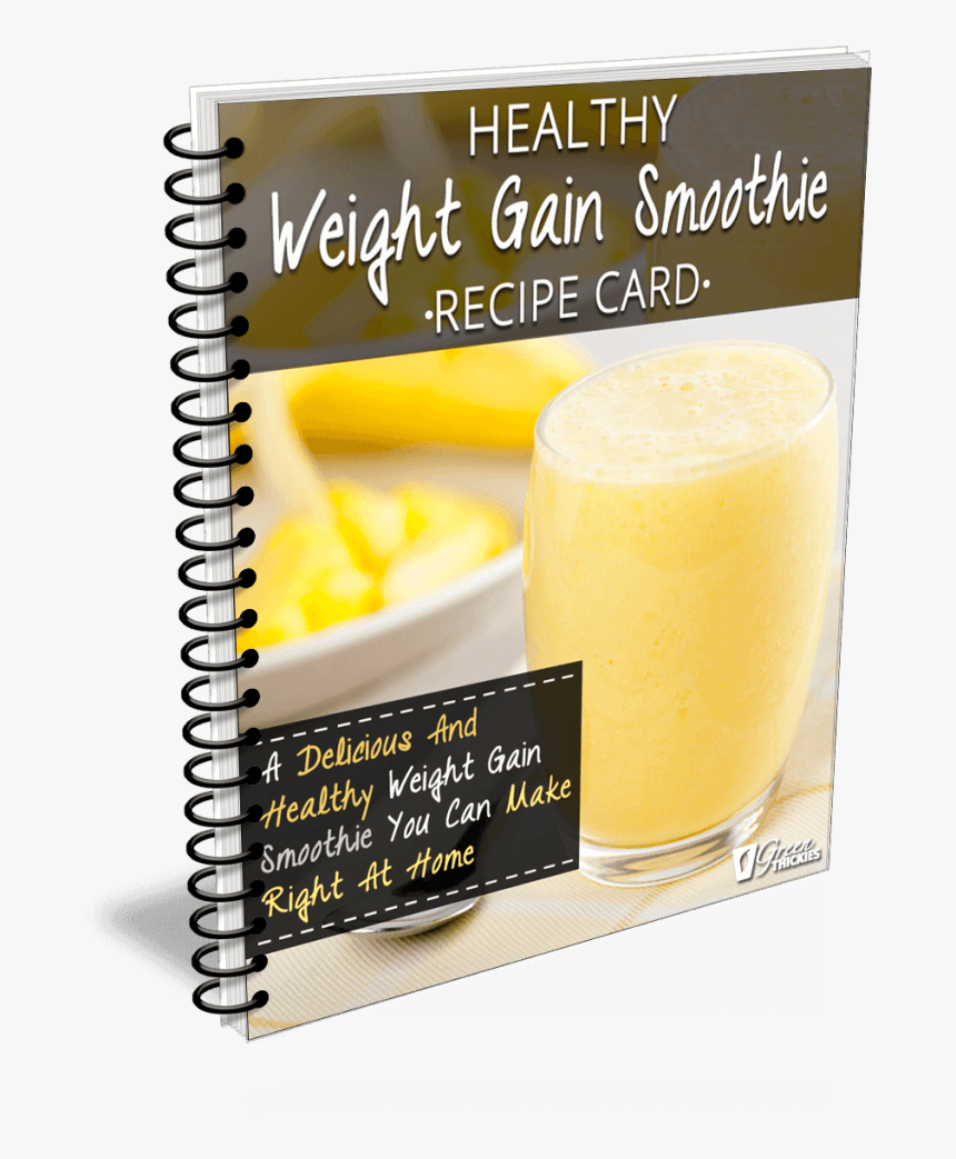 Healthy Weight Gain Smoothie Recipe Card, HD Png Download, Free Download