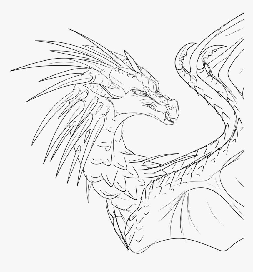 Cold Black And White Lineart, HD Png Download, Free Download