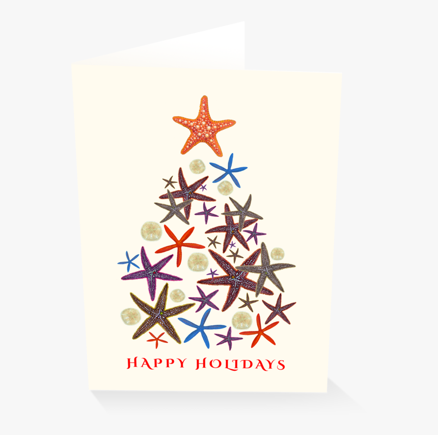 Starfish Atop The Tree Holiday Card Boxed Set, HD Png Download, Free Download