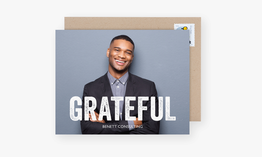 Grateful Business Holiday Card, HD Png Download, Free Download