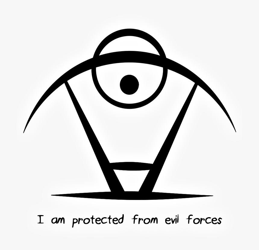 “i Am Protected From Evil Forces” Sigil
@plant Boy, HD Png Download, Free Download