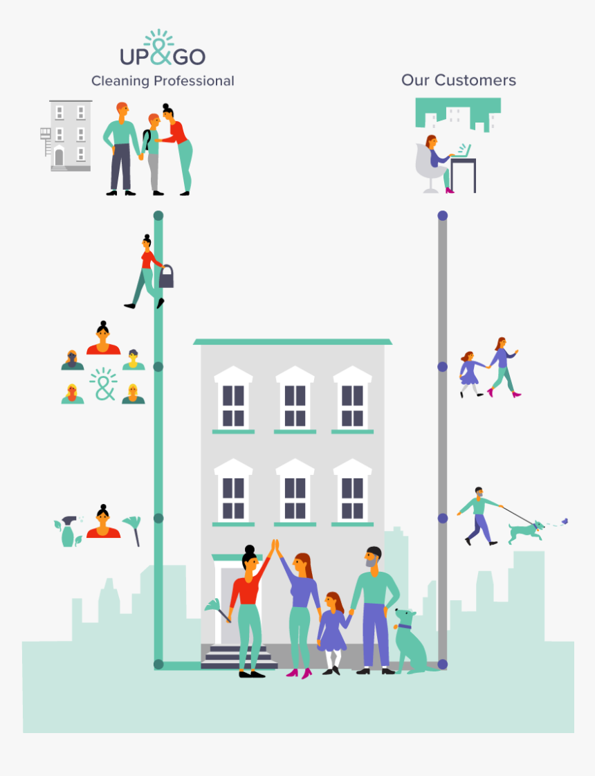 An Illustration Graphic Showing Community Connection, HD Png Download, Free Download