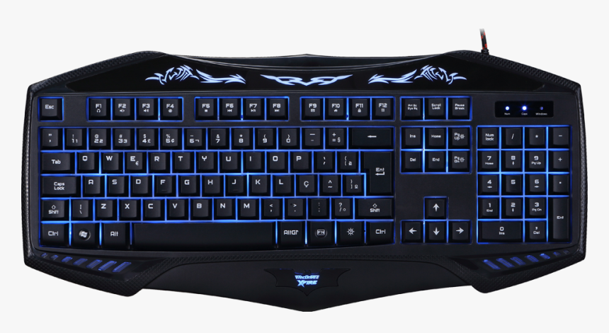 Teclado Gamer Xfire Usb 7 Cores, HD Png Download, Free Download