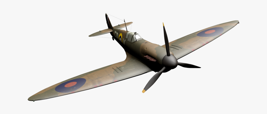 Spitfire - Front View, HD Png Download, Free Download