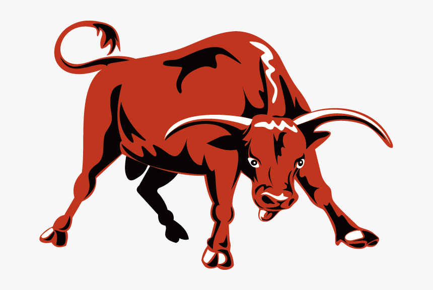 Charging Bull Cattle Ox, HD Png Download, Free Download