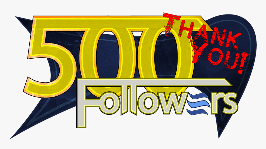 500 Followers, HD Png Download, Free Download