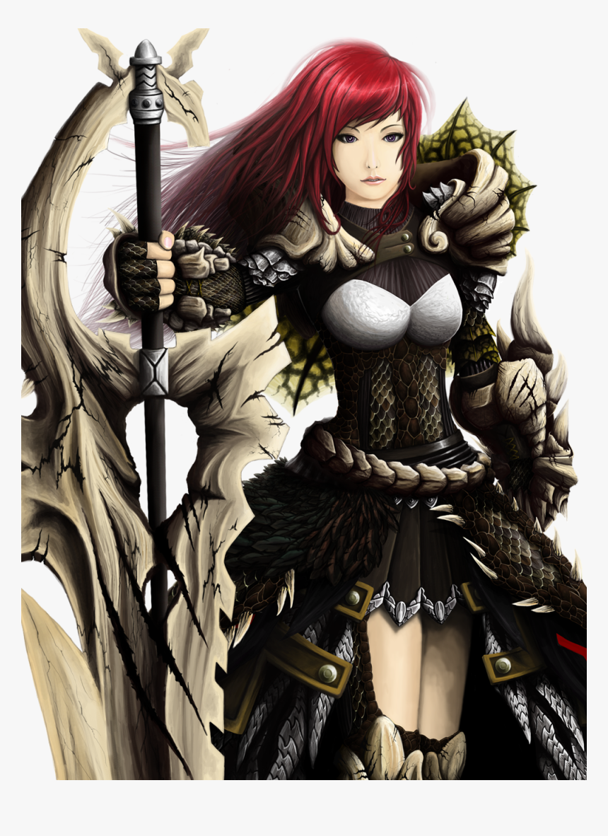 Woman Character With Greatsword , Png Download, Transparent Png, Free Download