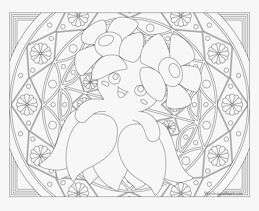 Mandalas Para Colorear De Pokemon , Png Download, Transparent Png, Free Download