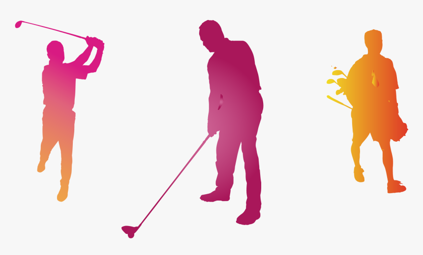 Vector Color Golfer Three Png Download, Transparent Png, Free Download