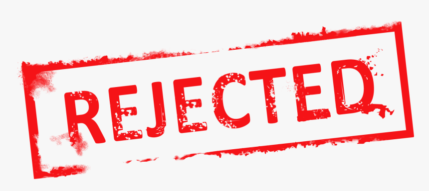 Rejection-stamp, HD Png Download, Free Download