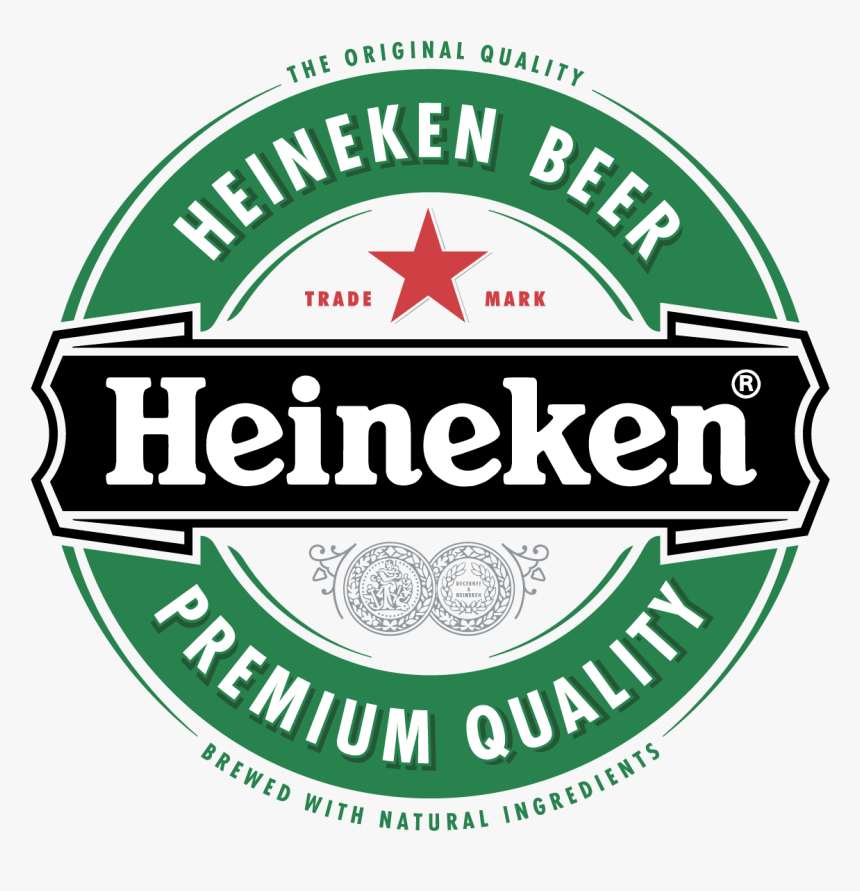 Heineken Beer Round Logo Vector Label, HD Png Download, Free Download