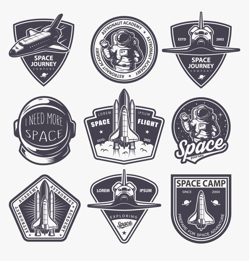 Astronaut Badge Logo, HD Png Download, Free Download