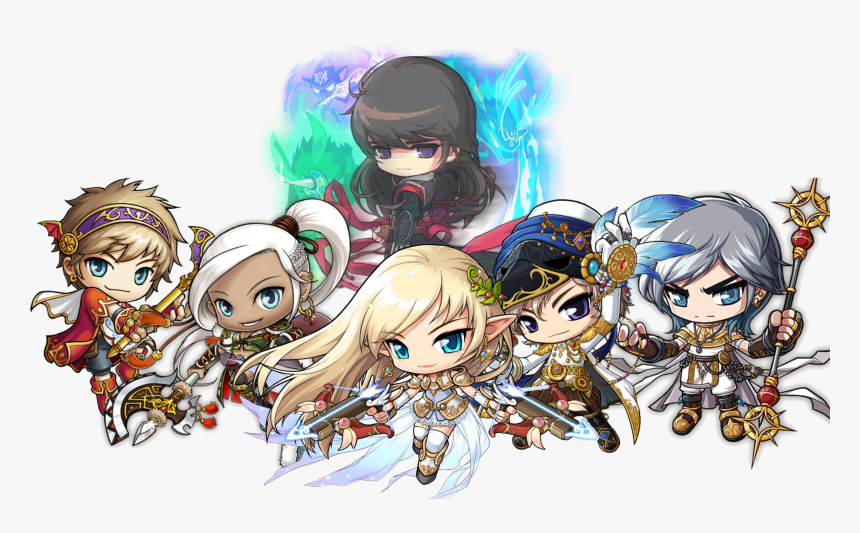 Maplestory Five Heroes , Png Download, Transparent Png, Free Download