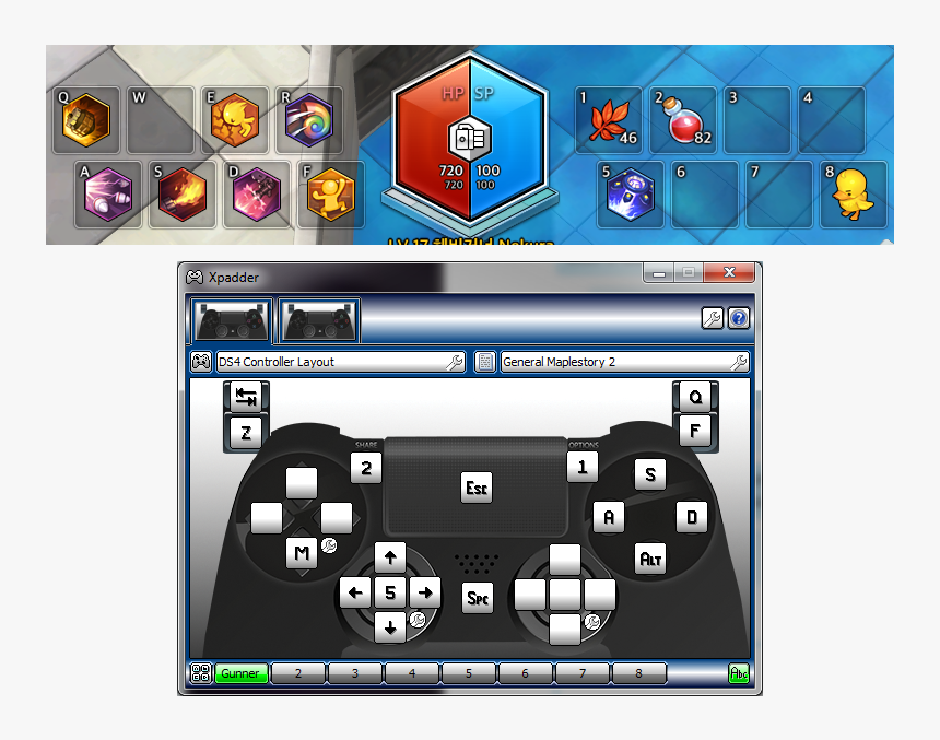 Maplestory 2 Controller Controls , Png Download, Transparent Png, Free Download