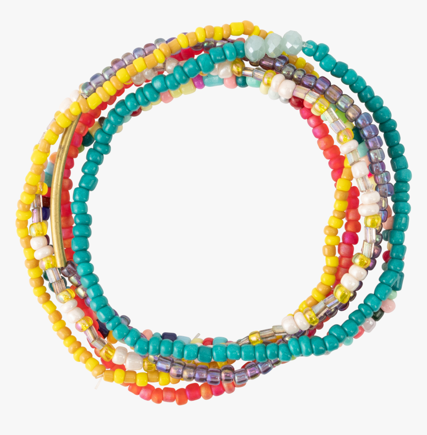 *mutli-colored Seed Bead Stackable Bracelet Set, HD Png Download, Free Download