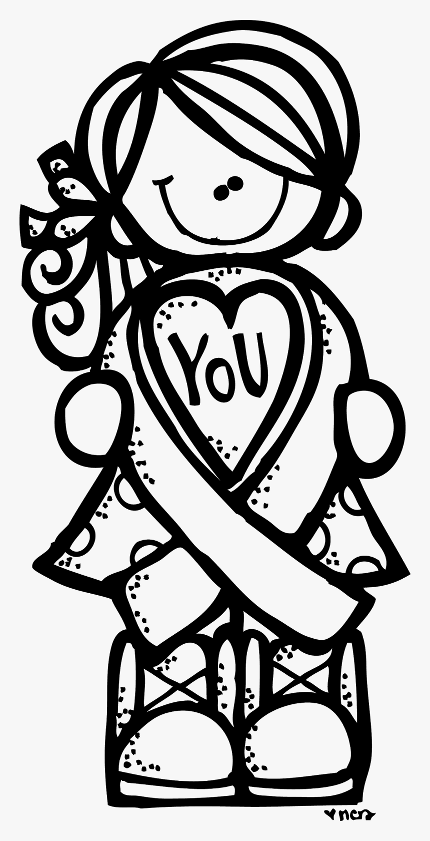 Breast Cancer Awareness Coloring Page, HD Png Download, Free Download