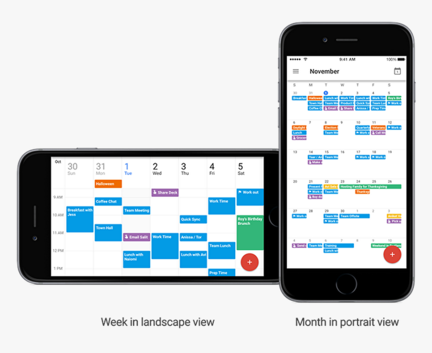 Calendar On Ios Week And Month View, HD Png Download, Free Download