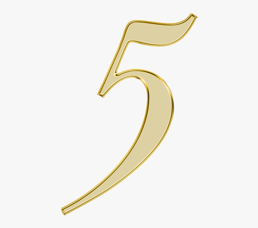 Gold Numbers Png, Transparent Png, Free Download